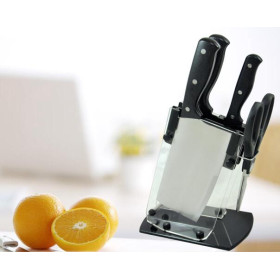  5pcs per set kitchen knife High-grade transparent acrylic stand UD50020